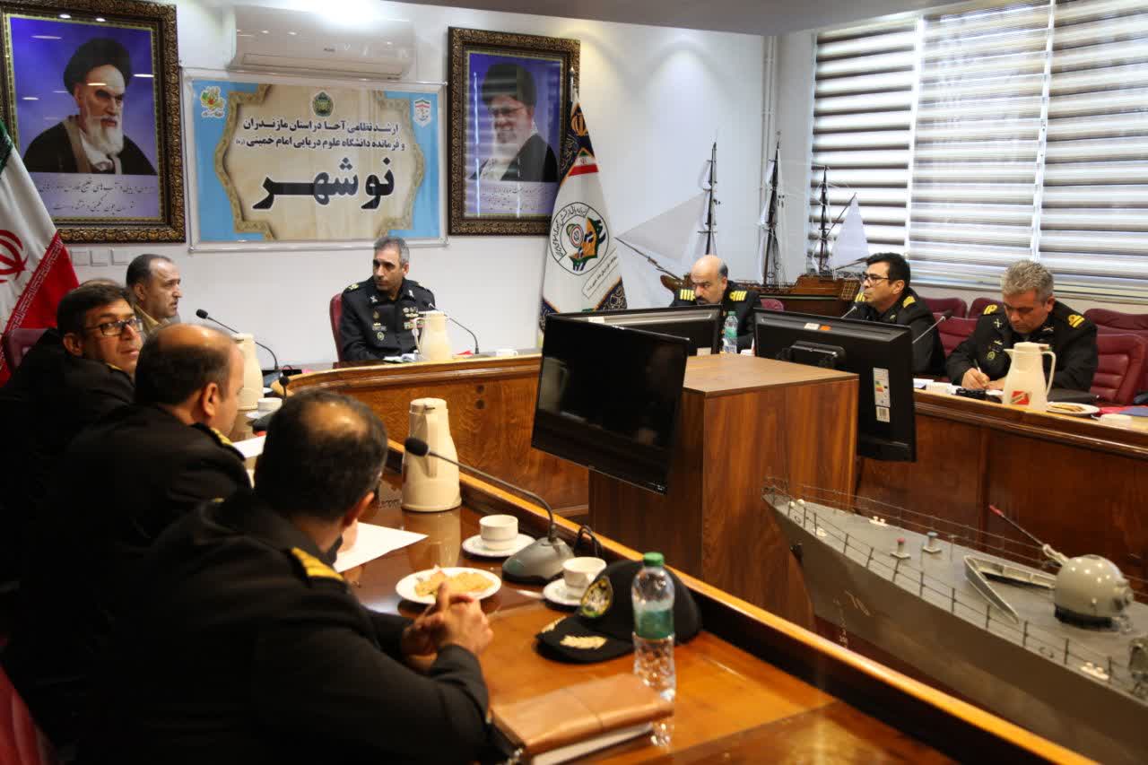 دهمین جلسه کمیته اجرایی در محل برگزاری همایش دانشگاه نوشهر